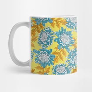 Chrysanthemum floral pattern Mug